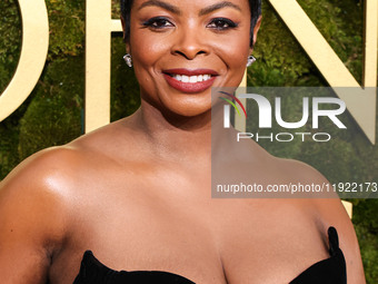 Janelle James arrives at the 82nd Annual Golden Globe Awards held at The Beverly Hilton Hotel on January 5, 2025 in Beverly Hills, Los Angel...