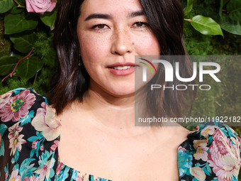 Maya Erskine arrives at the 82nd Annual Golden Globe Awards held at The Beverly Hilton Hotel on January 5, 2025 in Beverly Hills, Los Angele...