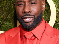 Morris Chestnut wearing Carolina Herrera arrives at the 82nd Annual Golden Globe Awards held at The Beverly Hilton Hotel on January 5, 2025...