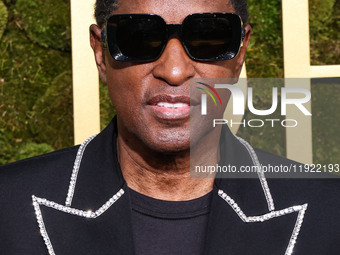 Babyface arrives at the 82nd Annual Golden Globe Awards held at The Beverly Hilton Hotel on January 5, 2025 in Beverly Hills, Los Angeles, C...