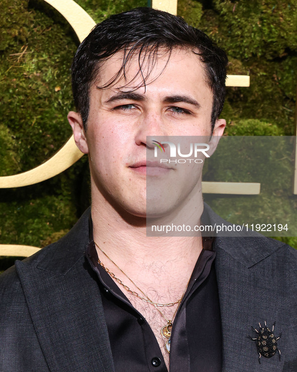 Chris Olsen arrives at the 82nd Annual Golden Globe Awards held at The Beverly Hilton Hotel on January 5, 2025 in Beverly Hills, Los Angeles...