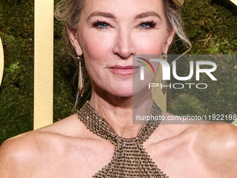 Elaine Irwin arrives at the 82nd Annual Golden Globe Awards held at The Beverly Hilton Hotel on January 5, 2025 in Beverly Hills, Los Angele...