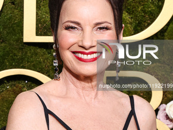 Fran Drescher arrives at the 82nd Annual Golden Globe Awards held at The Beverly Hilton Hotel on January 5, 2025 in Beverly Hills, Los Angel...