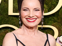 Fran Drescher arrives at the 82nd Annual Golden Globe Awards held at The Beverly Hilton Hotel on January 5, 2025 in Beverly Hills, Los Angel...