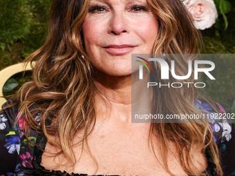 Jennifer Grey arrives at the 82nd Annual Golden Globe Awards held at The Beverly Hilton Hotel on January 5, 2025 in Beverly Hills, Los Angel...