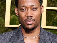 Tyler James Williams wearing Dolce and Gabanna arrives at the 82nd Annual Golden Globe Awards held at The Beverly Hilton Hotel on January 5,...