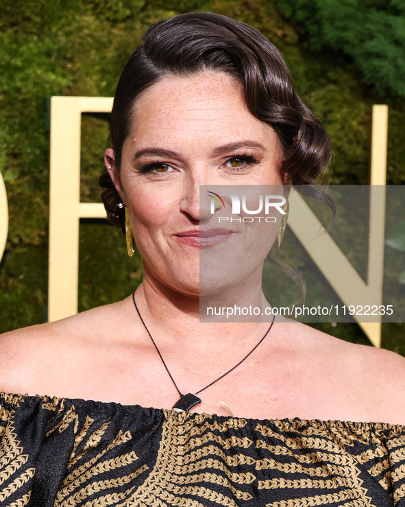 Dana Ledoux Miller arrives at the 82nd Annual Golden Globe Awards held at The Beverly Hilton Hotel on January 5, 2025 in Beverly Hills, Los...