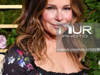 Jennifer Grey arrives at the 82nd Annual Golden Globe Awards held at The Beverly Hilton Hotel on January 5, 2025 in Beverly Hills, Los Angel...