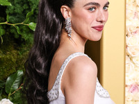 Margaret Qualley wearing Chanel arrives at the 82nd Annual Golden Globe Awards held at The Beverly Hilton Hotel on January 5, 2025 in Beverl...