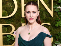 Rachel Brosnahan wearing Vivienne Westwood arrives at the 82nd Annual Golden Globe Awards held at The Beverly Hilton Hotel on January 5, 202...