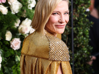 Cate Blanchett arrives at the 82nd Annual Golden Globe Awards held at The Beverly Hilton Hotel on January 5, 2025 in Beverly Hills, Los Ange...