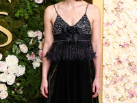 Keira Knightley wearing Chanel arrives at the 82nd Annual Golden Globe Awards held at The Beverly Hilton Hotel on January 5, 2025 in Beverly...