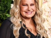 Jennifer Coolidge arrives at the 82nd Annual Golden Globe Awards held at The Beverly Hilton Hotel on January 5, 2025 in Beverly Hills, Los A...