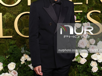 Lee Jung-jae wearing Gucci arrives at the 82nd Annual Golden Globe Awards held at The Beverly Hilton Hotel on January 5, 2025 in Beverly Hil...