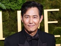 Lee Jung-jae wearing Gucci arrives at the 82nd Annual Golden Globe Awards held at The Beverly Hilton Hotel on January 5, 2025 in Beverly Hil...