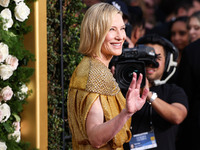 Cate Blanchett arrives at the 82nd Annual Golden Globe Awards held at The Beverly Hilton Hotel on January 5, 2025 in Beverly Hills, Los Ange...