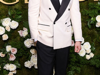 Michael Angarano arrives at the 82nd Annual Golden Globe Awards held at The Beverly Hilton Hotel on January 5, 2025 in Beverly Hills, Los An...