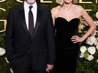 Billy Crudup and Naomi Watts arrive at the 82nd Annual Golden Globe Awards held at The Beverly Hilton Hotel on January 5, 2025 in Beverly Hi...