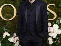 Jesse Eisenberg arrives at the 82nd Annual Golden Globe Awards held at The Beverly Hilton Hotel on January 5, 2025 in Beverly Hills, Los Ang...