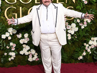 Matty Matheson arrives at the 82nd Annual Golden Globe Awards held at The Beverly Hilton Hotel on January 5, 2025 in Beverly Hills, Los Ange...