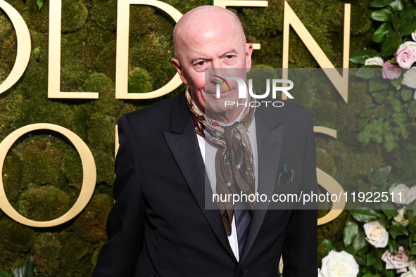 Jacques Audiard arrives at the 82nd Annual Golden Globe Awards held at The Beverly Hilton Hotel on January 5, 2025 in Beverly Hills, Los Ang...