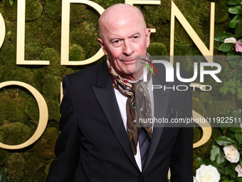 Jacques Audiard arrives at the 82nd Annual Golden Globe Awards held at The Beverly Hilton Hotel on January 5, 2025 in Beverly Hills, Los Ang...