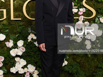 Lee Jung-jae wearing Gucci arrives at the 82nd Annual Golden Globe Awards held at The Beverly Hilton Hotel on January 5, 2025 in Beverly Hil...