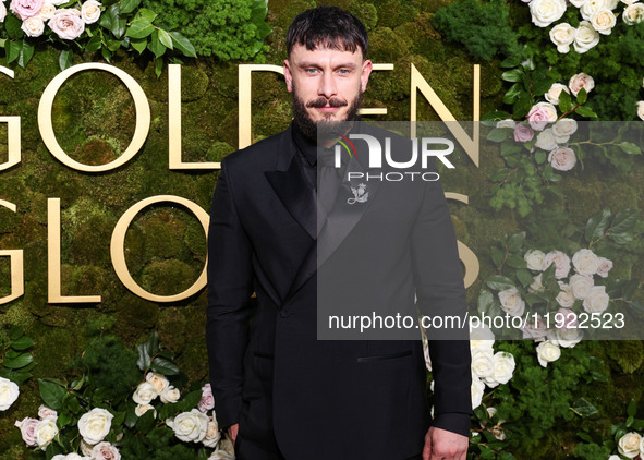 Richard Gadd arrives at the 82nd Annual Golden Globe Awards held at The Beverly Hilton Hotel on January 5, 2025 in Beverly Hills, Los Angele...