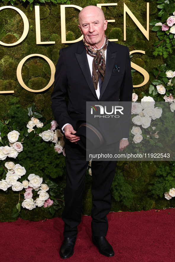 Jacques Audiard arrives at the 82nd Annual Golden Globe Awards held at The Beverly Hilton Hotel on January 5, 2025 in Beverly Hills, Los Ang...