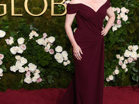 Amy Adams wearing Dolce and Gabanna arrives at the 82nd Annual Golden Globe Awards held at The Beverly Hilton Hotel on January 5, 2025 in Be...