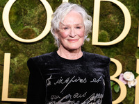 Glenn Close arrives at the 82nd Annual Golden Globe Awards held at The Beverly Hilton Hotel on January 5, 2025 in Beverly Hills, Los Angeles...