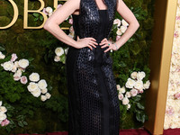 Halina Reijn arrives at the 82nd Annual Golden Globe Awards held at The Beverly Hilton Hotel on January 5, 2025 in Beverly Hills, Los Angele...