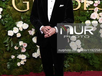 Hiroyuki Sanada arrives at the 82nd Annual Golden Globe Awards held at The Beverly Hilton Hotel on January 5, 2025 in Beverly Hills, Los Ang...