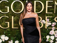 Sofia Vergara arrives at the 82nd Annual Golden Globe Awards held at The Beverly Hilton Hotel on January 5, 2025 in Beverly Hills, Los Angel...