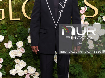 Babyface arrives at the 82nd Annual Golden Globe Awards held at The Beverly Hilton Hotel on January 5, 2025 in Beverly Hills, Los Angeles, C...