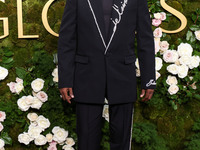 Babyface arrives at the 82nd Annual Golden Globe Awards held at The Beverly Hilton Hotel on January 5, 2025 in Beverly Hills, Los Angeles, C...