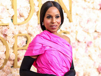 Kerry Washington wearing Balenciaga arrives at the 82nd Annual Golden Globe Awards held at The Beverly Hilton Hotel on January 5, 2025 in Be...