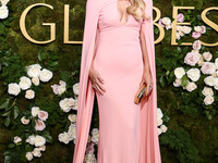 Molly Sims arrives at the 82nd Annual Golden Globe Awards held at The Beverly Hilton Hotel on January 5, 2025 in Beverly Hills, Los Angeles,...