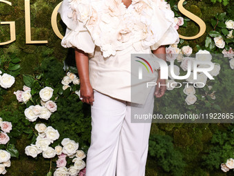 Aunjanue Ellis-Taylor arrives at the 82nd Annual Golden Globe Awards held at The Beverly Hilton Hotel on January 5, 2025 in Beverly Hills, L...