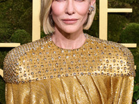 Cate Blanchett arrives at the 82nd Annual Golden Globe Awards held at The Beverly Hilton Hotel on January 5, 2025 in Beverly Hills, Los Ange...