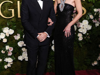 Ewan McGregor and Mary Elizabeth Winstead arrive at the 82nd Annual Golden Globe Awards held at The Beverly Hilton Hotel on January 5, 2025...