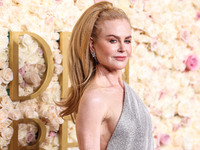 Nicole Kidman wearing Balenciaga with Boucheron jewelry arrives at the 82nd Annual Golden Globe Awards held at The Beverly Hilton Hotel on J...