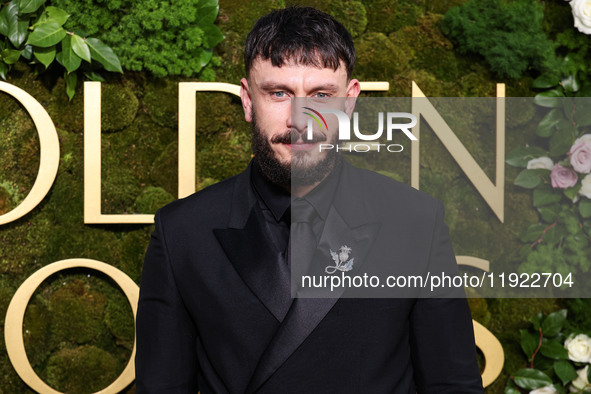 Richard Gadd arrives at the 82nd Annual Golden Globe Awards held at The Beverly Hilton Hotel on January 5, 2025 in Beverly Hills, Los Angele...