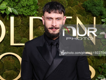 Richard Gadd arrives at the 82nd Annual Golden Globe Awards held at The Beverly Hilton Hotel on January 5, 2025 in Beverly Hills, Los Angele...