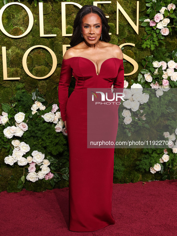 Sheryl Lee Ralph arrives at the 82nd Annual Golden Globe Awards held at The Beverly Hilton Hotel on January 5, 2025 in Beverly Hills, Los An...