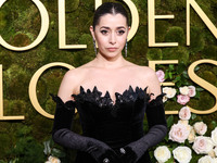 Cristin Milioti arrives at the 82nd Annual Golden Globe Awards held at The Beverly Hilton Hotel on January 5, 2025 in Beverly Hills, Los Ang...