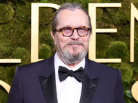 Gary Oldman arrives at the 82nd Annual Golden Globe Awards held at The Beverly Hilton Hotel on January 5, 2025 in Beverly Hills, Los Angeles...