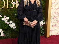 Jennifer Coolidge arrives at the 82nd Annual Golden Globe Awards held at The Beverly Hilton Hotel on January 5, 2025 in Beverly Hills, Los A...