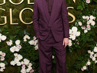 Matt Friend arrives at the 82nd Annual Golden Globe Awards held at The Beverly Hilton Hotel on January 5, 2025 in Beverly Hills, Los Angeles...