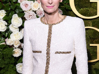 Tilda Swinton wearing Chanel arrives at the 82nd Annual Golden Globe Awards held at The Beverly Hilton Hotel on January 5, 2025 in Beverly H...